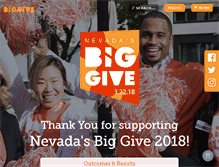Tablet Screenshot of nvbiggive.org
